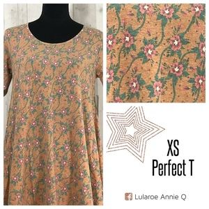 Lularoe Perfect T XS NWT Floral Print